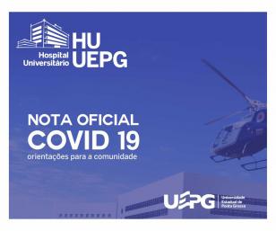 HU-UEPG adequa rotinas devido ao Covid 19