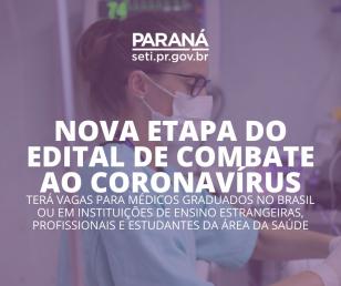 Governo do Estado divulga novas vagas para profissionais e estudantes que desejam atuar no combate ao coronavírus