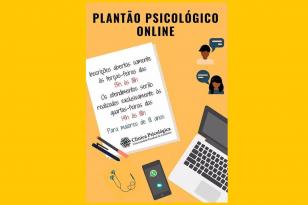 Equipe da Clínica Psicológica retoma Plantão via sistema online