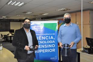 Seti entrega 50 máscaras de proteção para o Rotary Club de Curitiba