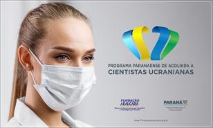 cartaz do programa de acolhida a cientistas ucranianas 