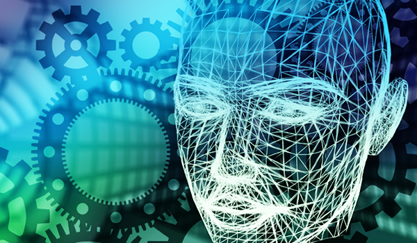 Imagem com símbolos tecnológicos.