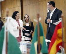 Governador e embaixadora da Espanha discutem parcerias nas áreas de infraestrutura e educação
