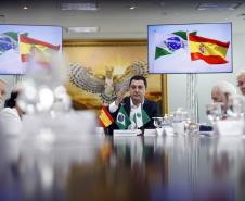 Governador e embaixadora da Espanha discutem parcerias nas áreas de infraestrutura e educação