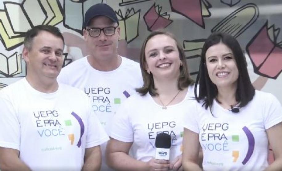 equipe de comunicação da UEPG