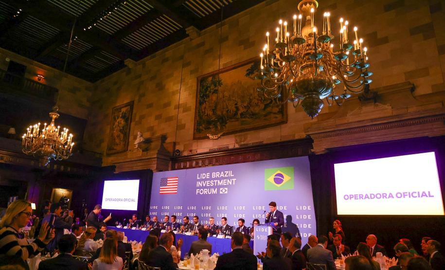 Governador destaca potencialidades do Estado para atrair investidores em Nova York