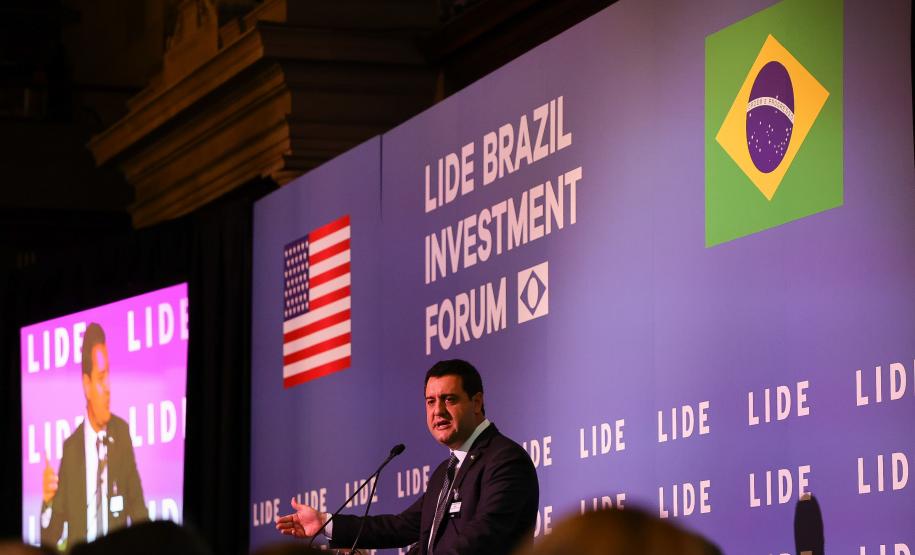 Governador destaca potencialidades do Estado para atrair investidores em Nova York