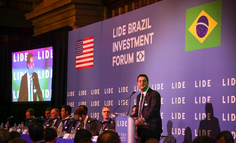 Governador destaca potencialidades do Estado para atrair investidores em Nova York