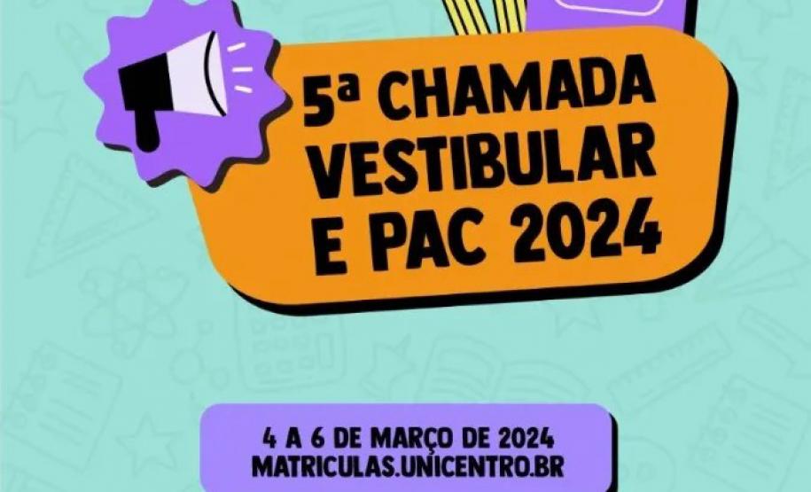 Período de matrícula do ano letivo de 2024 da Unicentro acaba nesta quarta-feira
